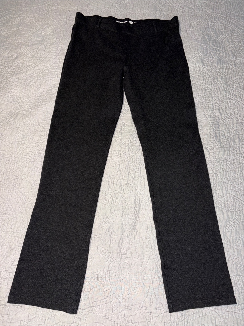 Betabrand Straight Leg Knit Pants, sz XL Long